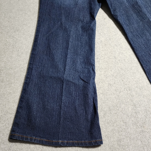 NWT Zana Di Premium Boot Cut Rhinestone Jewel Stretch Hi Rise Jeans Size 22 - Picture 10 of 16